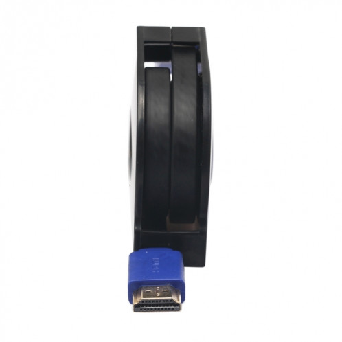 1.8m HDMI 1.4 (1080P) Connecteurs plaqués or HDMI mâle vers HDMI mâle câble plat rétractable (noir) SH080B99-06