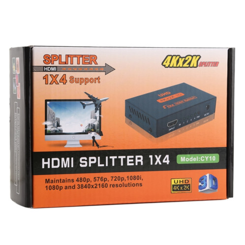 Répartiteur HDMI CY10 UHD 4K x 2K 3D 1 x 4 () SH102B1404-017