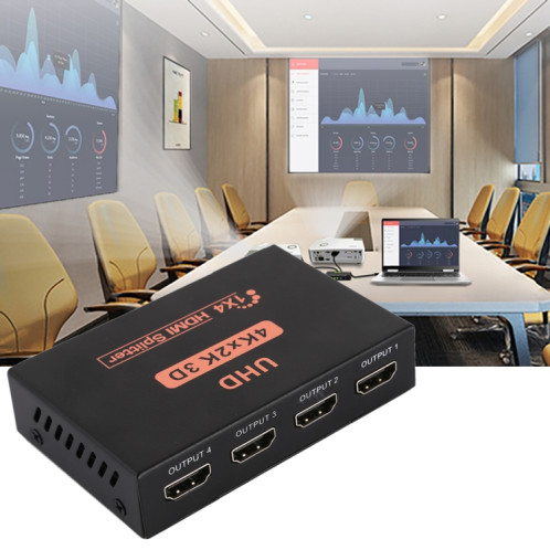 Répartiteur HDMI CY10 UHD 4K x 2K 3D 1 x 4 () SH102B1404-017