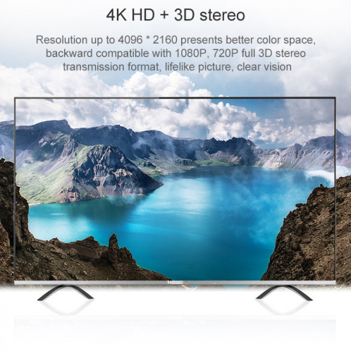 Répartiteur HDMI 1 x 8 Full HD 1080P avec interrupteur, prise en charge 3D et 4K x 2K SH0117768-013