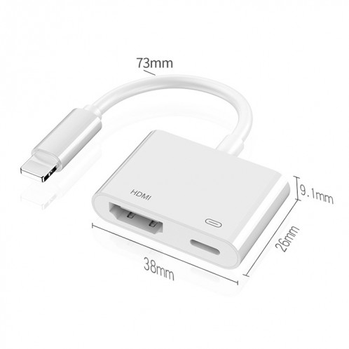 Câble d'adaptateur vidéo de projecteur HDMI HDTV pour iPhone SH01181494-010