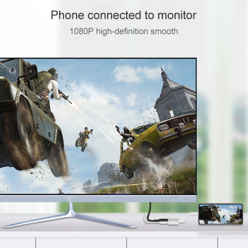 Câble d'adaptateur vidéo de projecteur HDMI HDTV pour iPhone SH01181494-010