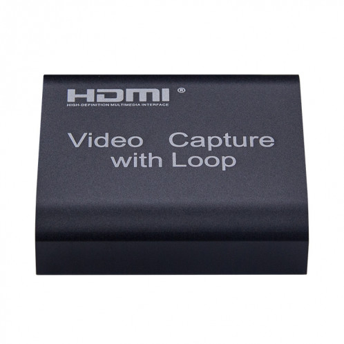 Capture vidéo USB 2.0 vers HDMI 4K HD avec boucle (noir) SH154B522-011