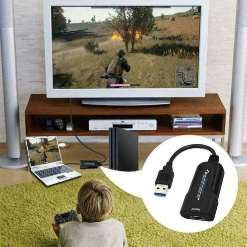 K004 Capture vidéo HDMI vers USB 3.0 UVC HD (noir) SH155B533-011