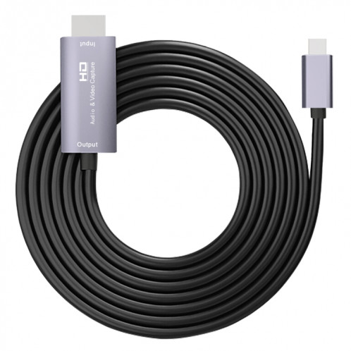 Carte de capture vidéo HD Z36A HDMI mâle vers USB-C / Type-C mâle, longueur du câble: 2 m SH01811082-05