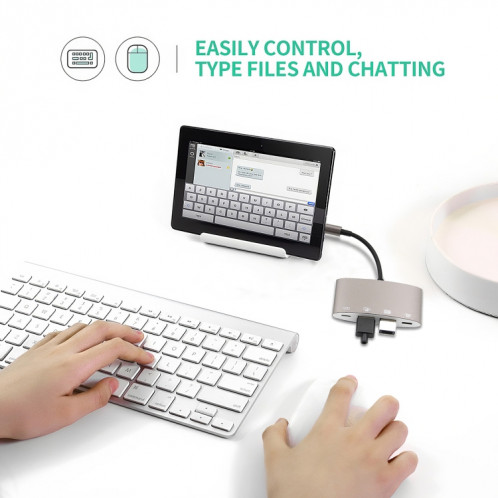 Adaptateur de convertisseur multifonction 1040KEY 8 broches vers USB + Type-C / USB-C + OTG SH01841197-07