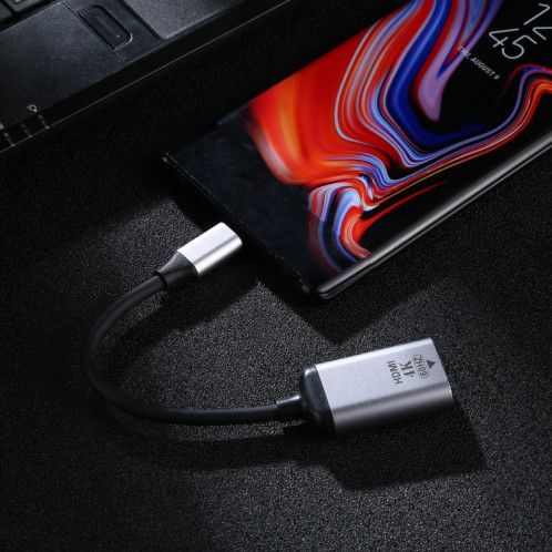 Câble adaptateur de connexion 4K 60HZ HDMI femelle vers Type-C / USB-C mâle SH01861707-06