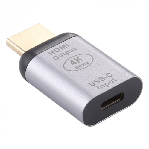 Adaptateur en alliage d'aluminium mâle de type C / USB-C femelle vers HDMI mâle SH01871477-06