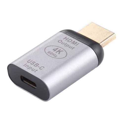 Adaptateur en alliage d'aluminium mâle de type C / USB-C femelle vers HDMI mâle SH01871477-06