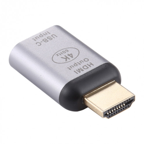 Adaptateur en alliage d'aluminium mâle de type C / USB-C femelle vers HDMI mâle SH01871477-06