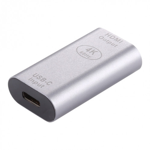 Adaptateur en alliage d'aluminium Type-C / USB-C femelle vers HDMI femelle SH01881-06