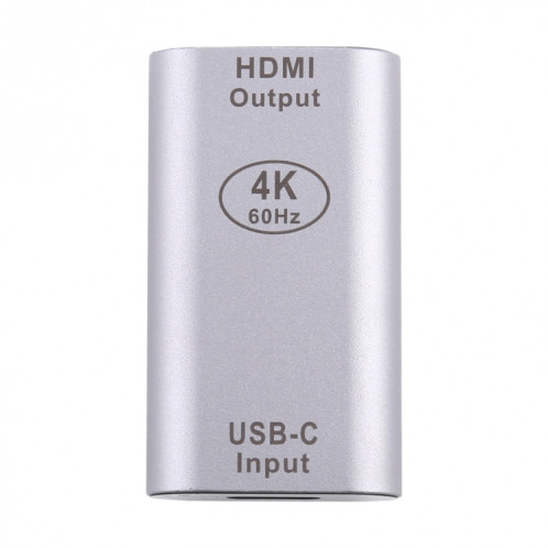 Adaptateur en alliage d'aluminium Type-C / USB-C femelle vers HDMI femelle SH01881-06