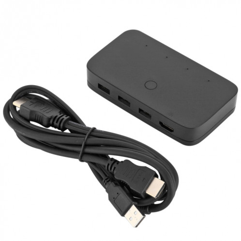 Commutateur HDMI / USB / KVM 4x1 4Kx2K SH01891132-07