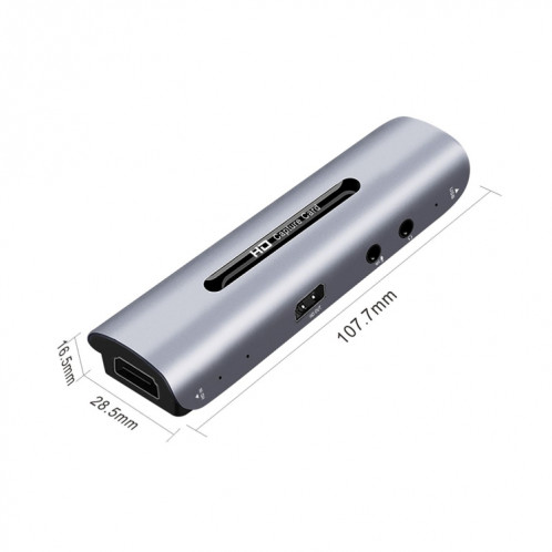 Z35 HDMI Femelle + Micro vers HDMI Femelle + Audio + USB Carte de Capture Vidéo et Audio HD avec Boucle SH0192939-010