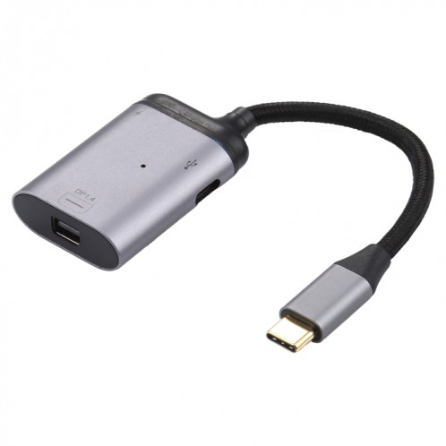 Câble adaptateur de synchronisation de données 4K USB-C / Type-C vers Mini DisplayPort 1.4 + PD SH0198491-06