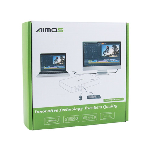 AIMOS AM-KM404K USB2.0 Sélecteur 4 entrées 4 sorties SH02001623-011