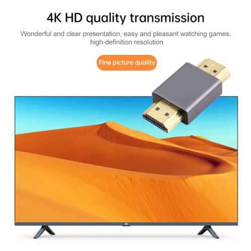 Adaptateur HDMI mâle à tête d'or à mâle SH0201630-06
