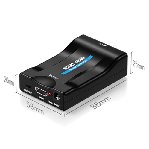 Convertisseur HD SCART TO HDMI HDTV1080P (Noir) SH206B809-05