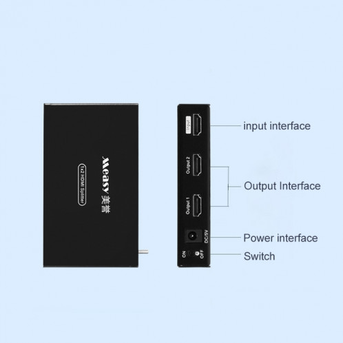 Measy SPH 102 1 à 2 Commutateur HDMI 1080P Répartiteur d'affichage simultané SM0221870-07