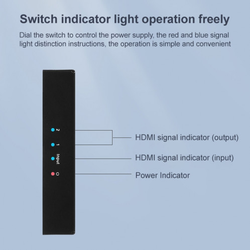 Measy SPH 102 1 à 2 Commutateur HDMI 1080P Répartiteur d'affichage simultané SM0221870-07