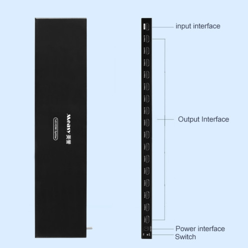 Sissy SPH 116 1 à 16 4K HDMI 1080P Commutateur Séparateur d'affichage simultané () SM24EU1014-07