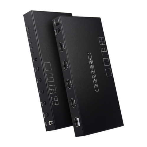 Measy MV4341 4K 30Hz 4 In 1 Out HDMI Quad Screen Splitter, Type de prise: US Plug (Noir) SM231B1239-09