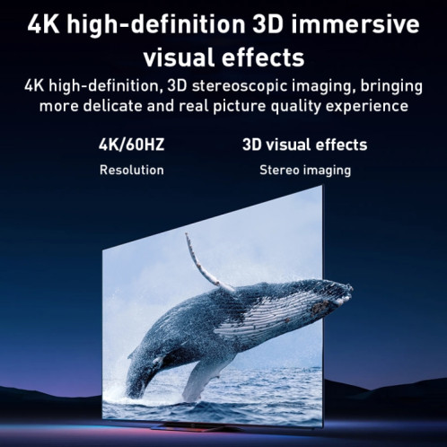 Measy SWH4631 4K 60 Hz 3 en 1 sortie HDMI convertisseur commutateur, type de prise : (noir) SM237B130-09