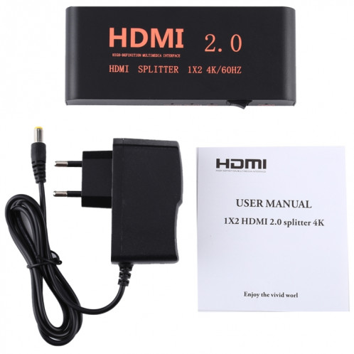 CY-041 1X2 Répartiteur HDMI 2.0 4K / 60Hz, SH11501856-010