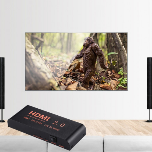 CY-041 1X2 Répartiteur HDMI 2.0 4K / 60Hz, SH11501856-010
