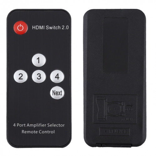 Commutateur HDMI 2.0 4X1 4K / 60Hz avec télécommande, SH11531946-011