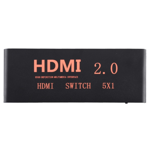 Commutateur HDMI 2.0 5X1 4K / 60Hz avec télécommande, SH1154661-011