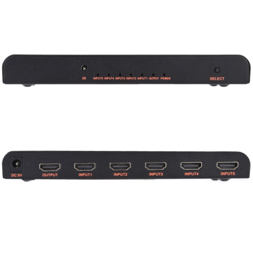 Commutateur HDMI 2.0 5X1 4K / 60Hz avec télécommande, SH1154661-011