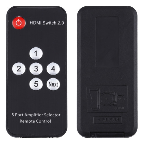 Commutateur HDMI 2.0 5X1 4K / 60Hz avec télécommande, SH1154661-011