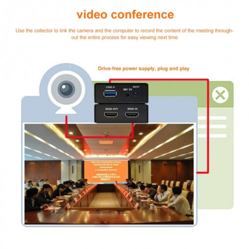 Carte de diffusion en direct de boîte d'enregistreur de capture vidéo HD EC290 HDMI USB3.0 HD SH15231768-09