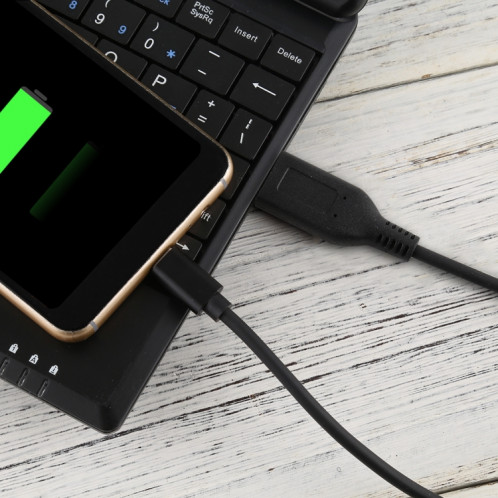 Interface Yoga 3 vers câble de chargeur adaptateur secteur mâle de type C / USB-C pour Lenovo Yoga 3, longueur: environ 1,8 m (noir) SH543B1240-05