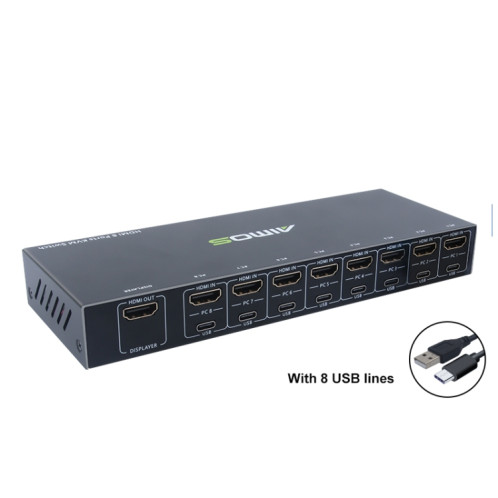 Commutateur KVM AIMOS AM-KVM801 HDMI 8 ports SH21581279-012