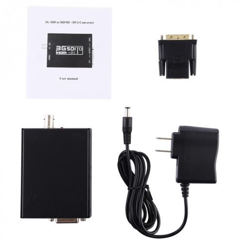 NEWKENG NK-A8 Convertisseur 3G SDI vers HDMI + DVI SH25611547-010