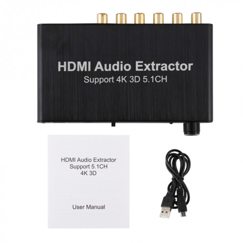 Extracteur de décodeur audio HDMI 5.1CH 4K 3D SH3023274-07