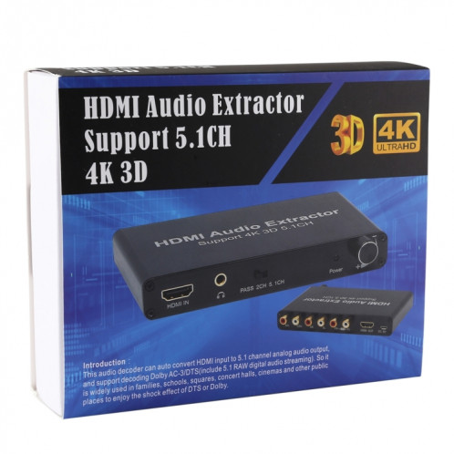 Extracteur de décodeur audio HDMI 5.1CH 4K 3D SH3023274-07