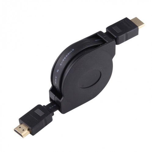 1 m HDMI mâle à HDMI mâle Adaptateur de connecteur audio vidéo rétractable avec mini HDMI et adaptateurs micro HDMI pour moniteur et projecteur HDTV, PC, appareils photo, tablettes et téléphones intelligents SH88841830-06