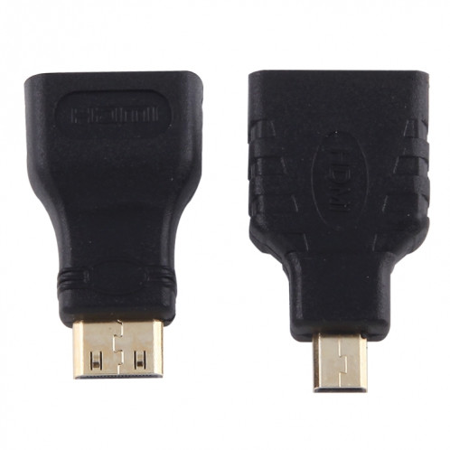 1 m HDMI mâle à HDMI mâle Adaptateur de connecteur audio vidéo rétractable avec mini HDMI et adaptateurs micro HDMI pour moniteur et projecteur HDTV, PC, appareils photo, tablettes et téléphones intelligents SH88841830-06