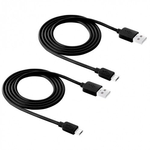 2 PCS Haweel 1M Haute vitesse Micro USB à USB Data Synchronisez les kits de chargement de la synchronisation pour Galaxy, Huawei, Xiaomi, LG, HTC et d'autres téléphones intelligents SH40081260-07