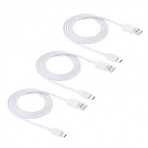 3 pcs haweel 1M haute vitesse micro USB sur USB Data Sync Kits de chargement, Pour Samsung, Huawei, Xiaomi, LG, HTC et d'autres smartphones SH4013448-08