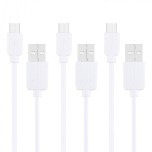 3 pcs haweel 1M haute vitesse micro USB sur USB Data Sync Kits de chargement, Pour Samsung, Huawei, Xiaomi, LG, HTC et d'autres smartphones SH4013448-08