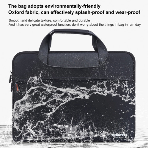 HAWEEL 13.3 pouces Zipper Handheld Laptop Bag, pour Macbook, Samsung, Lenovo, Sony, DELL Alienware, CHUWI, ASUS, HP, 13,3 pouces et ci-dessous Ordinateurs portables (Noir) SH113B1746-019