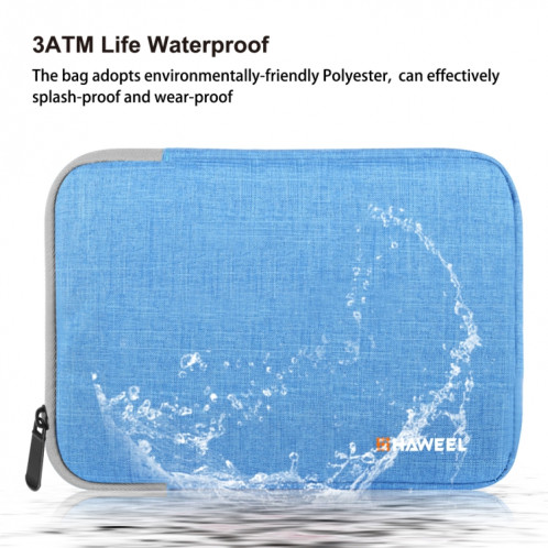 Housse de transport HAWEEL 9,7 pouces Sleeve Case Mallette, pour iPad 9,7 pouces / iPad Pro 9,7 pouces, Galaxy, Lenovo, Sony, Xiaomi, tablettes Huawei 9,7 pouces (bleu) SH809L363-011