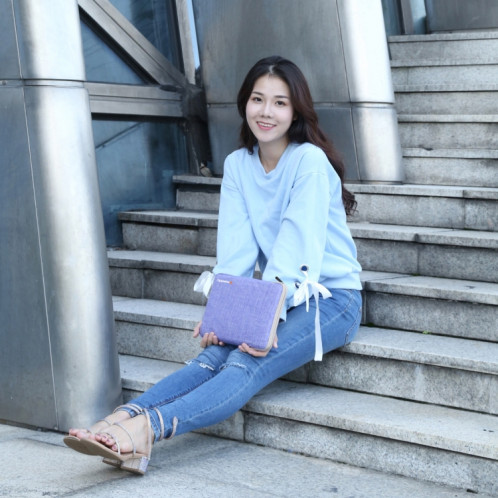 Housse de transport HAWEEL 9,7 pouces Sleeve Case Mallette, pour iPad 9,7 pouces / iPad Pro 9,7 pouces, Galaxy, Lenovo, Sony, Xiaomi, tablettes Huawei 9,7 pouces (Violet) SH809P1095-011