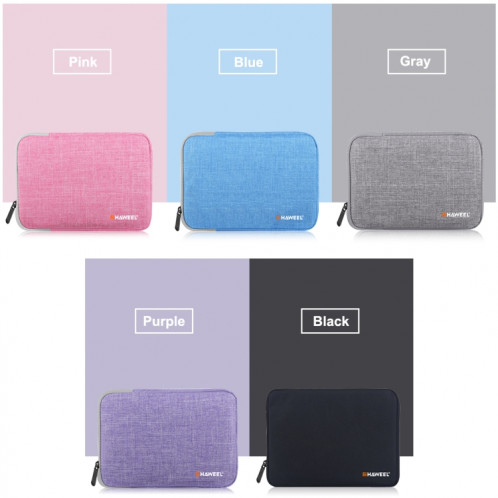 Housse de transport HAWEEL 9,7 pouces Sleeve Case Mallette, pour iPad 9,7 pouces / iPad Pro 9,7 pouces, Galaxy, Lenovo, Sony, Xiaomi, tablettes Huawei 9,7 pouces (Violet) SH809P1095-011