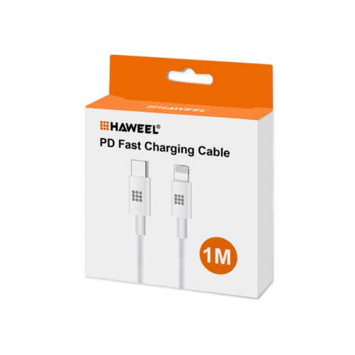Haweel 25W 3A Type-C / USB-C à Type-C / USB-C PD Câble de données de charge rapide, longueur: 1M SH4037613-07