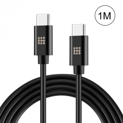 Haweel 1M 25W 3A Type-C / USB-C à Type-C / USB-C Câble de données de charge rapide avec OTG SH40411884-06